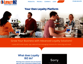 loyaltybiz.com screenshot