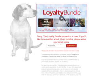loyaltybundle.vhx.tv screenshot