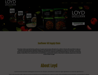 loydgrossmansauces.co.uk screenshot