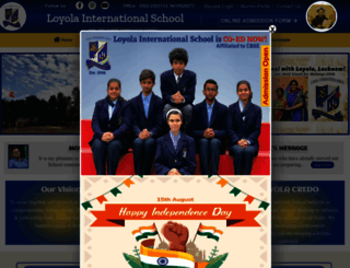 loyolainternationalschool.com screenshot