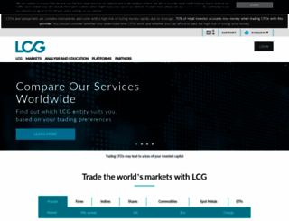 lp.lcg.com screenshot