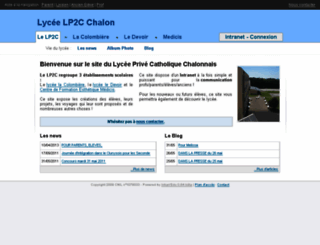 lp2c-chalon.com screenshot