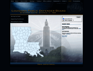 lpdb.la.gov screenshot