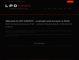 lpdsurveys.com.au screenshot