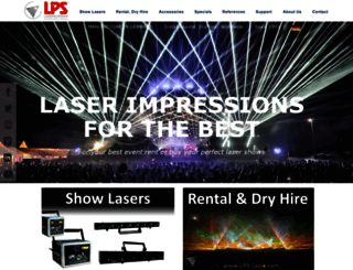 lps-laser.com screenshot