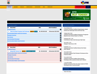 lpse.sumbawabaratkab.go.id screenshot