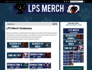 lpsmerch.com screenshot