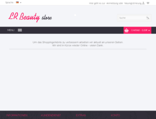 lr-beauty-store.de screenshot