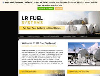 lrfuelsystems.com screenshot
