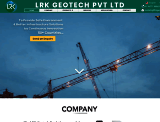 lrkgeotech.com screenshot