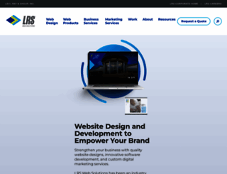 lrswebsolutions.com screenshot