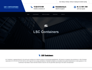 lsc-containers.nl screenshot
