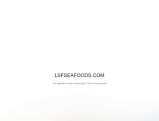 lsfseafoods.com screenshot