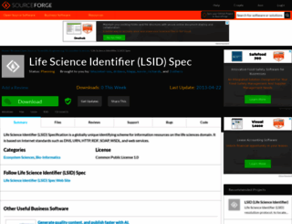 lsids.sourceforge.net screenshot