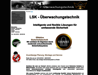 lsk-sicherheitstechnik.de screenshot