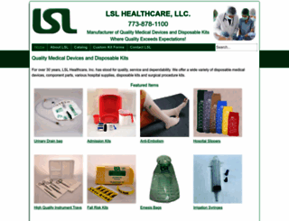 lslhealthcare.com screenshot