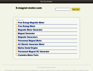 lt-magnet-motor.com screenshot