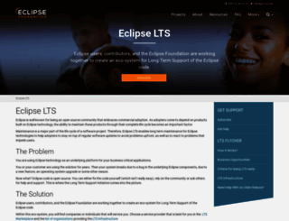 lts.eclipse.org screenshot