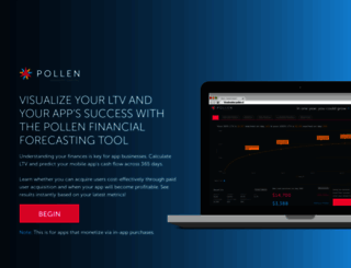 ltvcalculator.pollen.vc screenshot