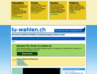 lu-wahlen.ch screenshot