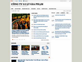 luatgiapham.com screenshot