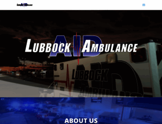 lubbockambulance.com screenshot