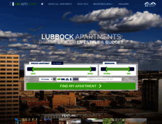 lubbockapartments.com screenshot
