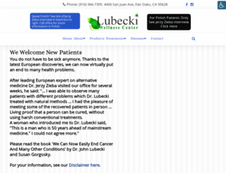 lubecki-chiropractic.com screenshot