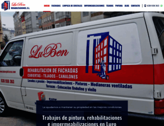 lubenpinturas.com screenshot