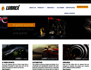 lubrex.net screenshot