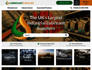 lubricantsupplies.co.uk screenshot