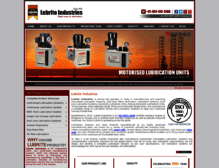 lubriteindustries.com screenshot