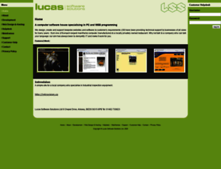 lucas-software.co.uk screenshot