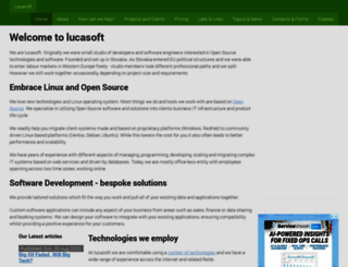 lucasoft.info screenshot