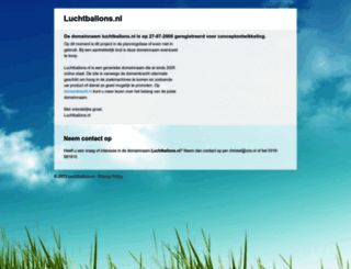 luchtballons.nl screenshot