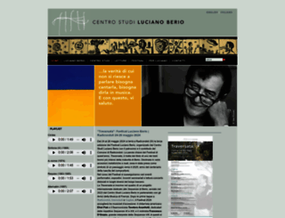 lucianoberio.org screenshot