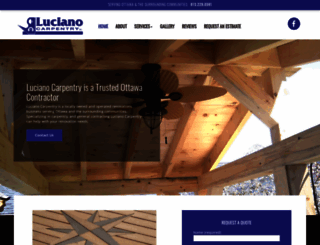 lucianocarpentry.com screenshot