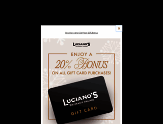 lucianositaly.com screenshot