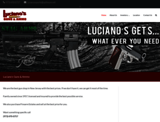 lucianossportshop.com screenshot