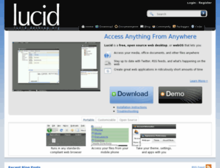 lucid-desktop.org screenshot