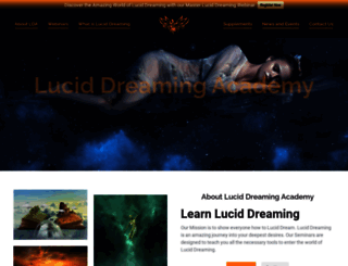 luciddreamingacademy.net screenshot