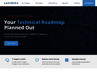 lucidica.com screenshot