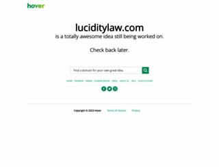 luciditylaw.com screenshot