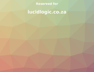 lucidlogic.co.za screenshot