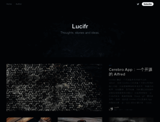 lucifr.com screenshot