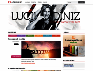 luciliadiniz.com screenshot