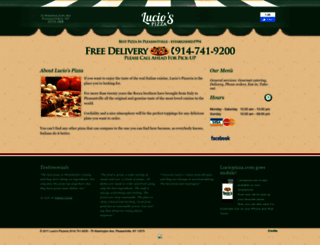 luciopizza.com screenshot