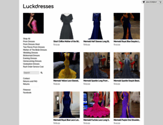 luckdresses.storenvy.com screenshot
