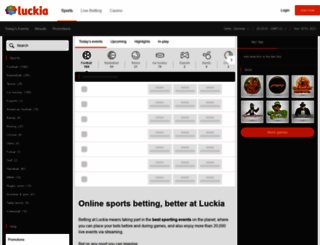 luckia.com screenshot