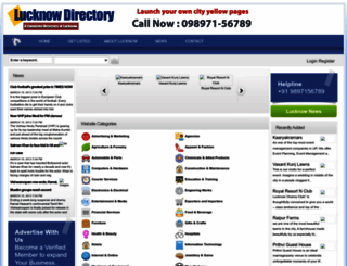 lucknowdirectory.com screenshot